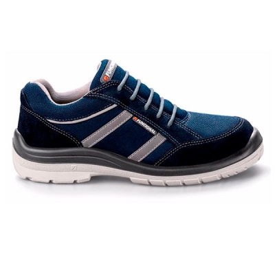 Zapato urbano ultraliviano de seguridad colo azul